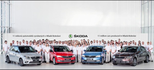 Skoda отмечает выпуск 11-миллионого автомобиля